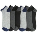 Men's Ankle Socks - Colored Heel/Toe